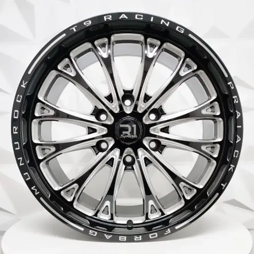 [189236] RIN 18X8.5 6-139.7 R1 SPORT 1208 BLACK+MILLING ET25 CB106.2